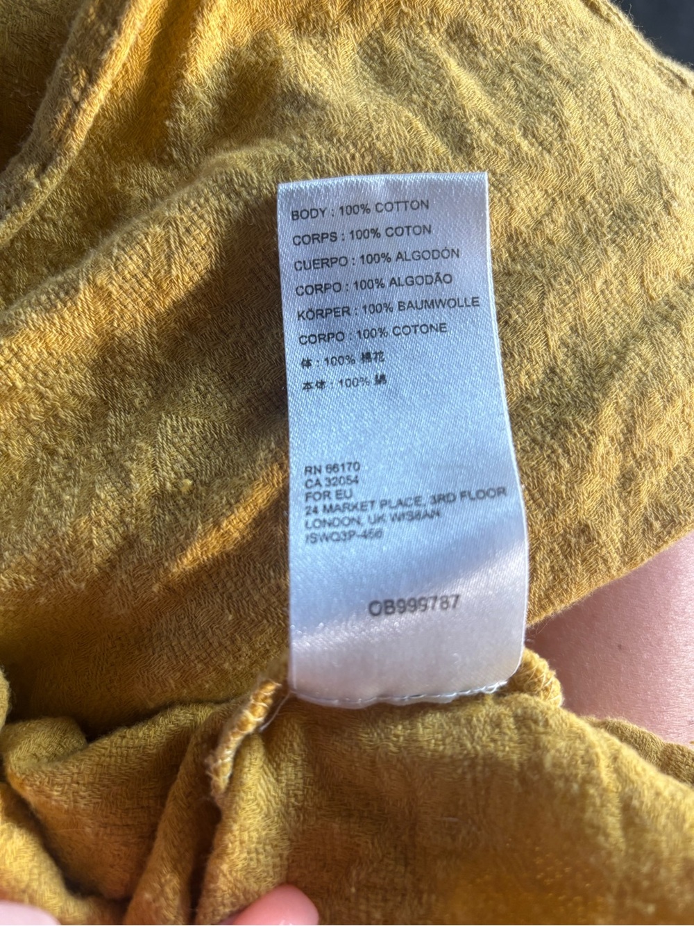 Urban Outfitters Mustard Wrap Midi Dress - Picture 5 of 5